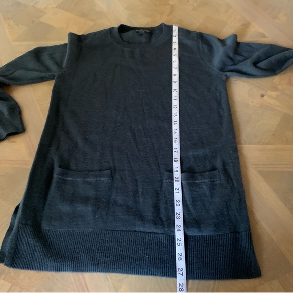 Banana Republic knit pullover sweater top size small crew neck dark gray - Picture 11 of 11